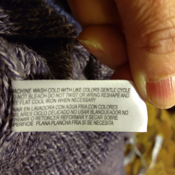 Carolyn Taylor Women's Purple Short Sleeve Cardigan Sweater Size XL - Picture 8 of 8